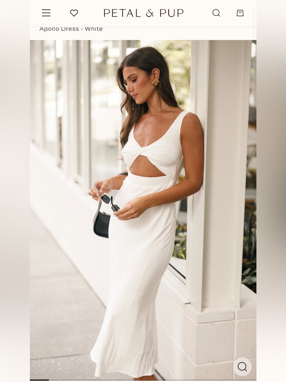 Petal & Pup Apollo Dress White
